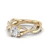 Designer Engagement Ring Florenzia Yellow Gold