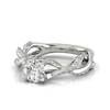 Designer Engagement Ring Florenzia Platinum
