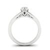 Designer Engagement Ring Blazingstar White Gold