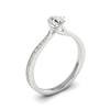 Designer Engagement Ring Freesia White Gold