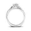 Designer Engagement Ring Nolana White Gold
