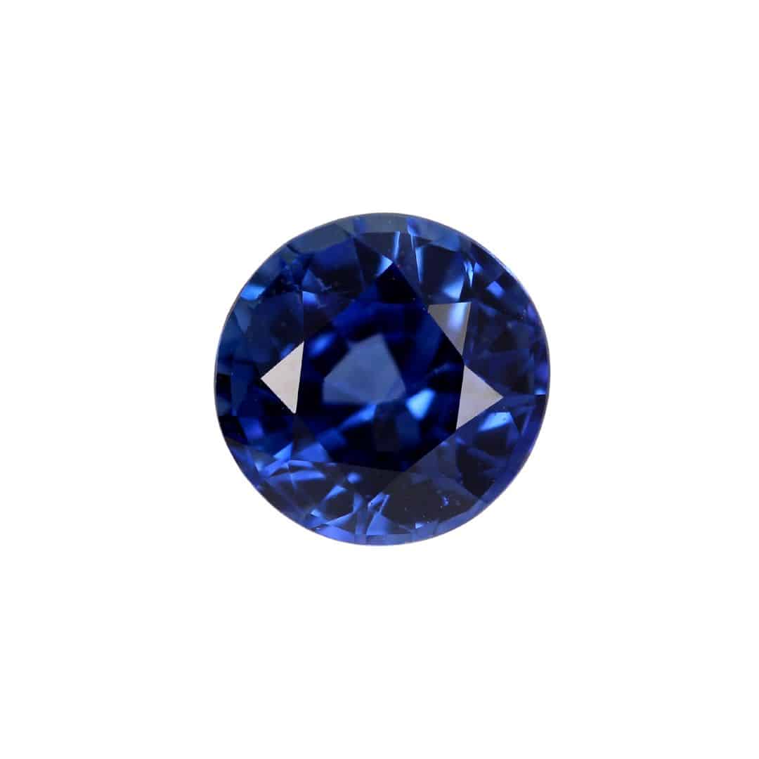 Conflower blue sapphire round shape 1.13ct from Brilliyond