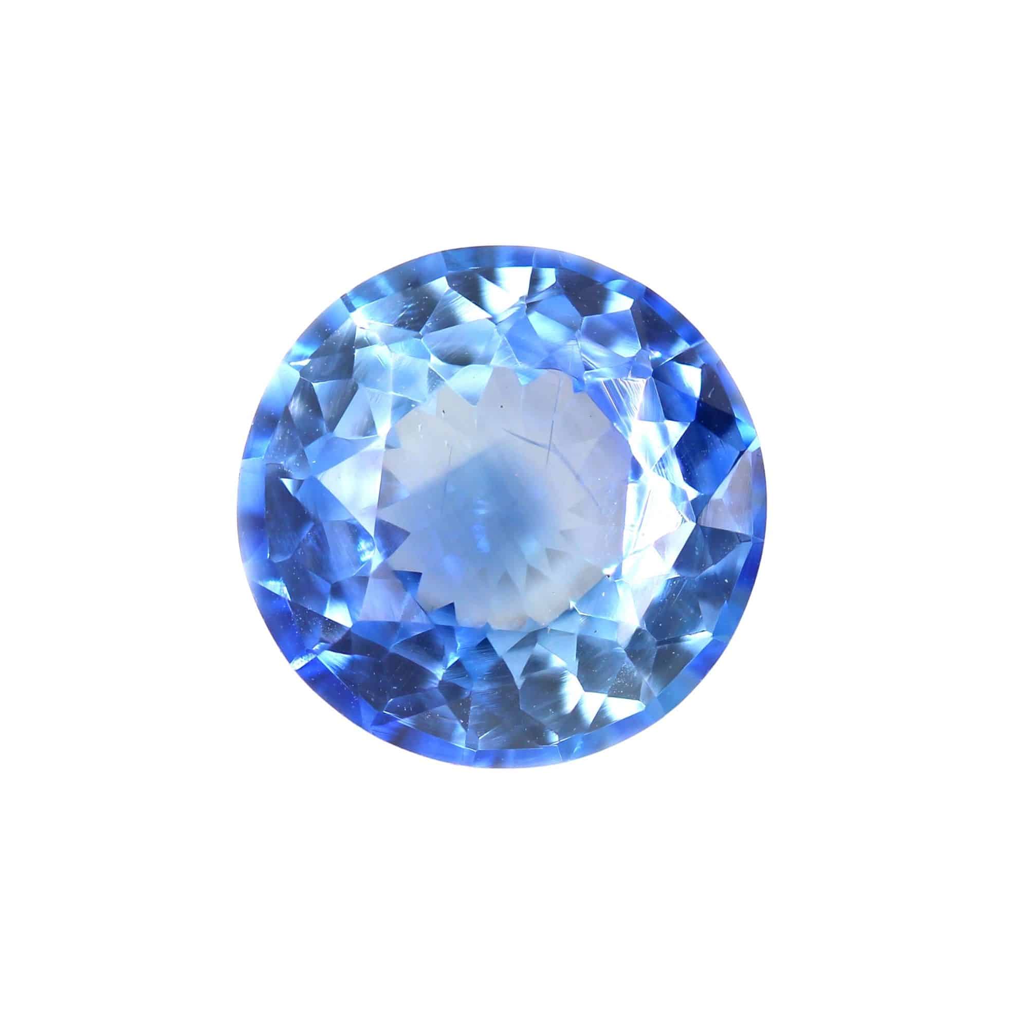 Round blue sapphire 2.61ct from Brilliyond