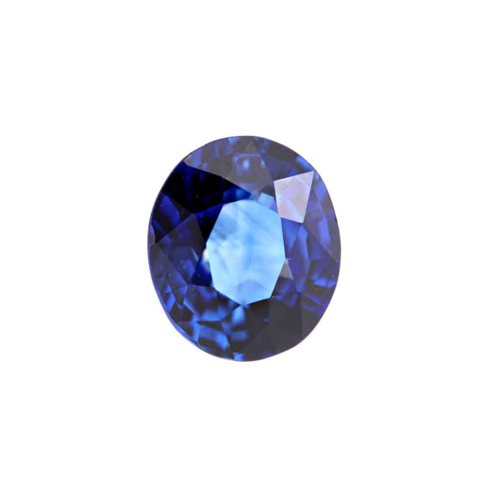 Oval Shape Blue Sapphire Gemstone Natural Cornflower Blue Colour 1.03ct