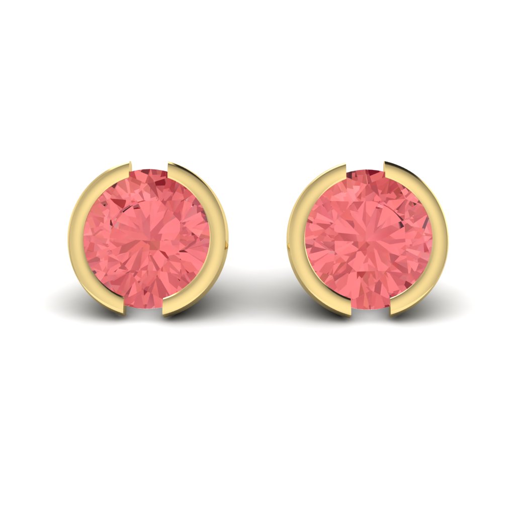 Padparadscha Yellow Gold Eye of Venus Design_image3
