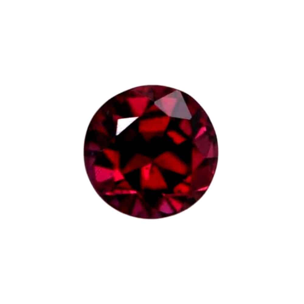 Ruby Pendant with Single Halo_image2