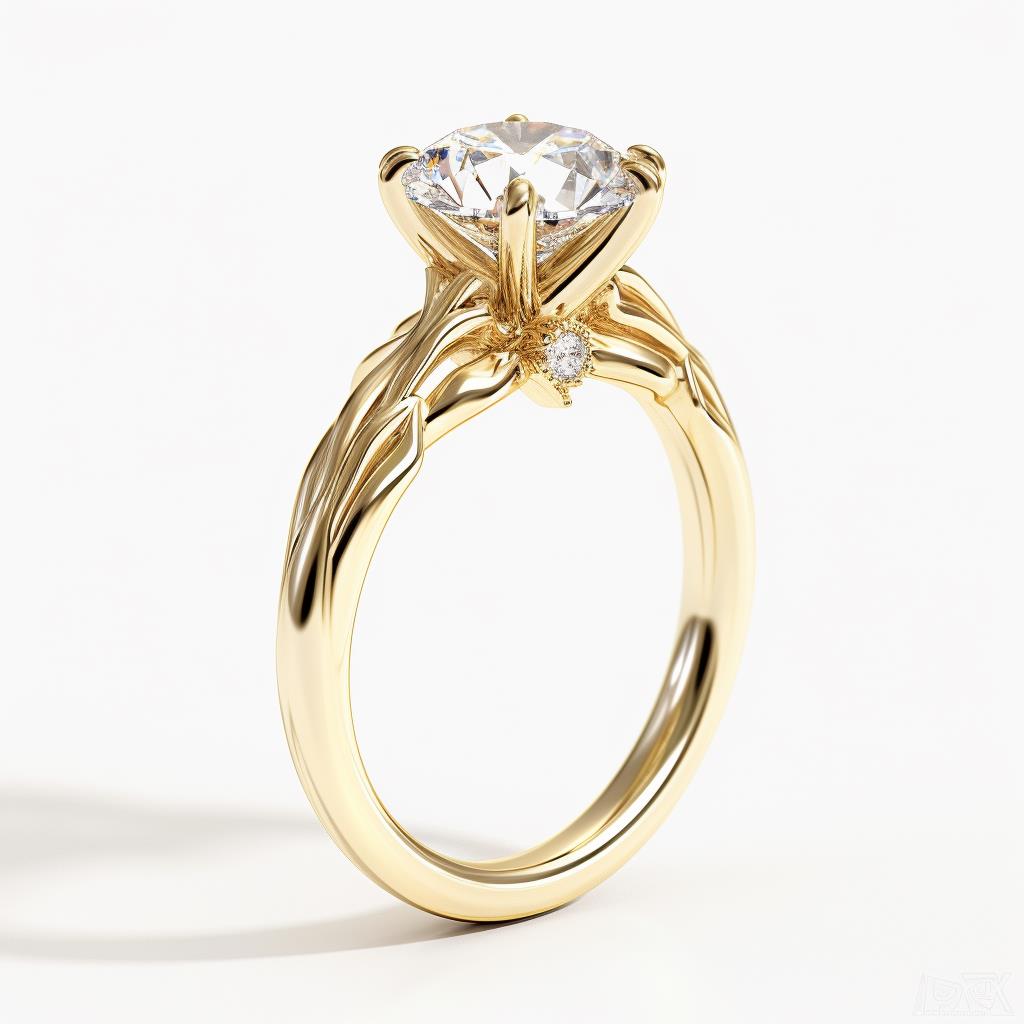 Diamond cathedral engagement ring Catherine