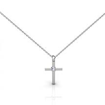 Sterling Silver Amethyst Cross Necklace for Sale Online in Australia