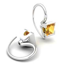 Citrine Watchtower Hook Earrings
