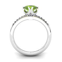 Peridot Elite Queen of Night Solitaire Ring