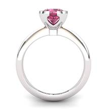 Garnet Artisanal The Eye of Venus Solitaire Ring