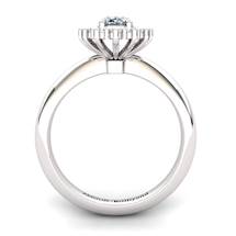 White Topaz Artisanal The Royal Heritance Silver Engagement Ring