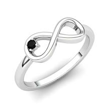 Onyx Infinity Love Ring