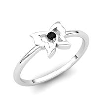 Onyx Gatekeeper Butterfly Ring