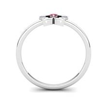 Garnet Gatekeeper Butterfly Ring