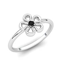 Onyx Lantana Flower Ring