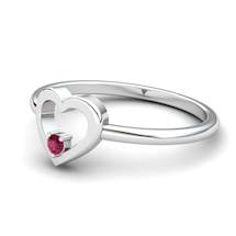 Ruby Lovably Heart Ring