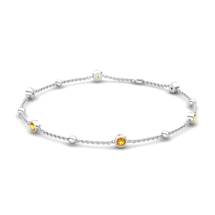 Citrine Sunglow Swirl Bracelet