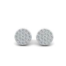 Athena Cubic Zirconia Filled Circular Earrings