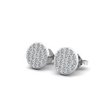 Athena Cubic Zirconia Filled Circular Earrings