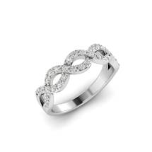 Gold Plated Sterling Silver Infinity Swirl Ring