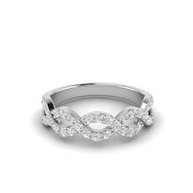 Gold Plated Sterling Silver Infinity Swirl Ring