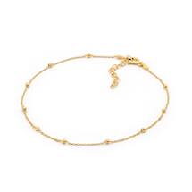 Sterling Silver Gold Plated Ora Bello Anklet