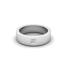 Esteban Sterling Silver White Sapphire Men’s Ring