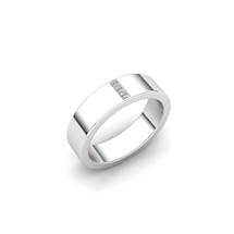 Esteban Sterling Silver White Sapphire Accent Ring