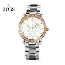 BOSS Germany watch women luxury brand diamond stainless steel multifunction watch