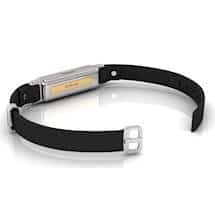 Brilliyond Smart Fitbit Bangle White Sapphire Panther