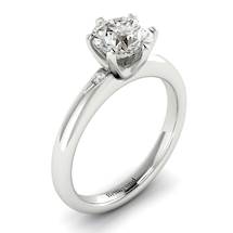 Diamond White Gold Solitaire Engagement Ring Byond