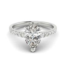 Diamond White Gold Solitaire Engagement Ring Hera