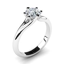 Diamond Solitaire Engagement Ring Tesoro in Platinum