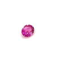 Hot pink oval shape natural sapphire