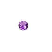 Natural round purple sapphire