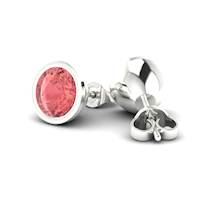 Padparadscha Sterling Silver Imperial Cone Design