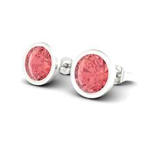 Padparadscha Sterling Silver Imperial Cone Design