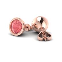 Padparadscha Rose Gold Imperial Cone Design