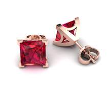 Ruby Rose Gold Magic of Love Stud Earrings