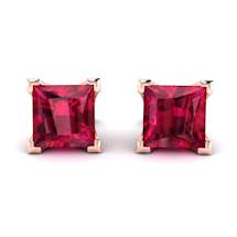 Ruby Rose Gold Magic of Love Stud Earrings