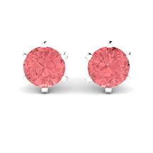 Padparadscha White Gold North Star Design