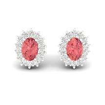 Padparadscha White Gold Princess Kate Design