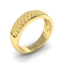 Yellow Sapphire Yellow Gold Eternity Ring Glitterati
