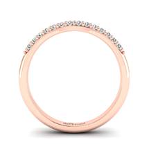 White Sapphire Rose Gold Eternity Ring Que Sera