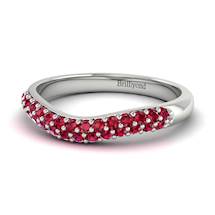 Ruby White Gold Eternity Ring Que Sera