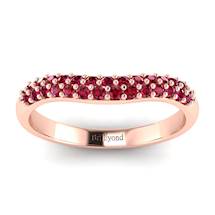 Ruby Rose Gold Eternity Ring Que Sera