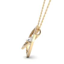 Diamond Yellow Gold Fine Gemstone Necklace Horus
