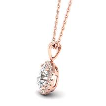 Diamond Rose Gold Fine Gemstone Necklace Juliet