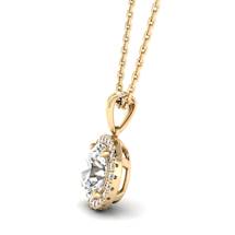 Diamond Yellow Gold Fine Gemstone Necklace Juliet